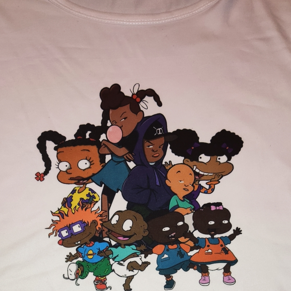Custom Made T-shirt Black Rugrats